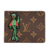 Louis Vuitton Friends Slender Wallet, &pound;295, Accessories, Brown, Canvas, Front view
